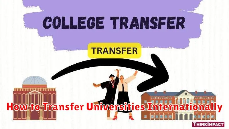 How to Transfer Universities Internationally