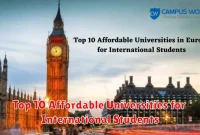Top 10 Affordable Universities for International Students