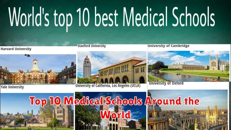 Top 10 Medical Schools Around the World